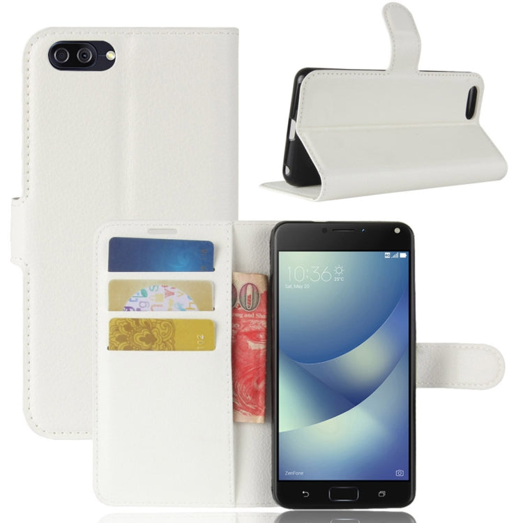 For Asus Zenfone 4 Max (ZC520KL) Litchi Texture Horizontal Flip Leather Case with Holder & Card Slots & Wallet