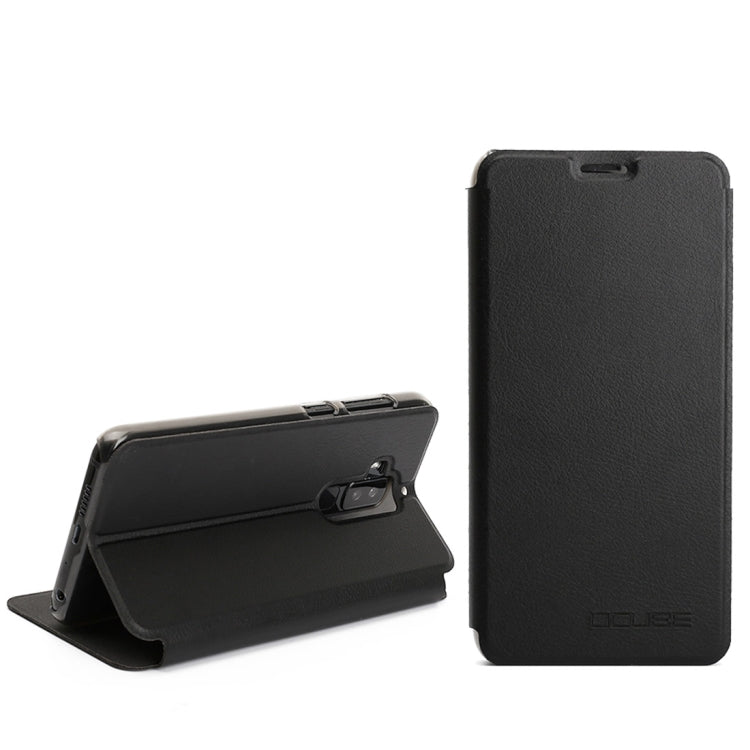 OCUBE for HOMTOM S8 (MPH3140) Spring Texture Horizontal Flip Leather Case Cover with Holder(Black)