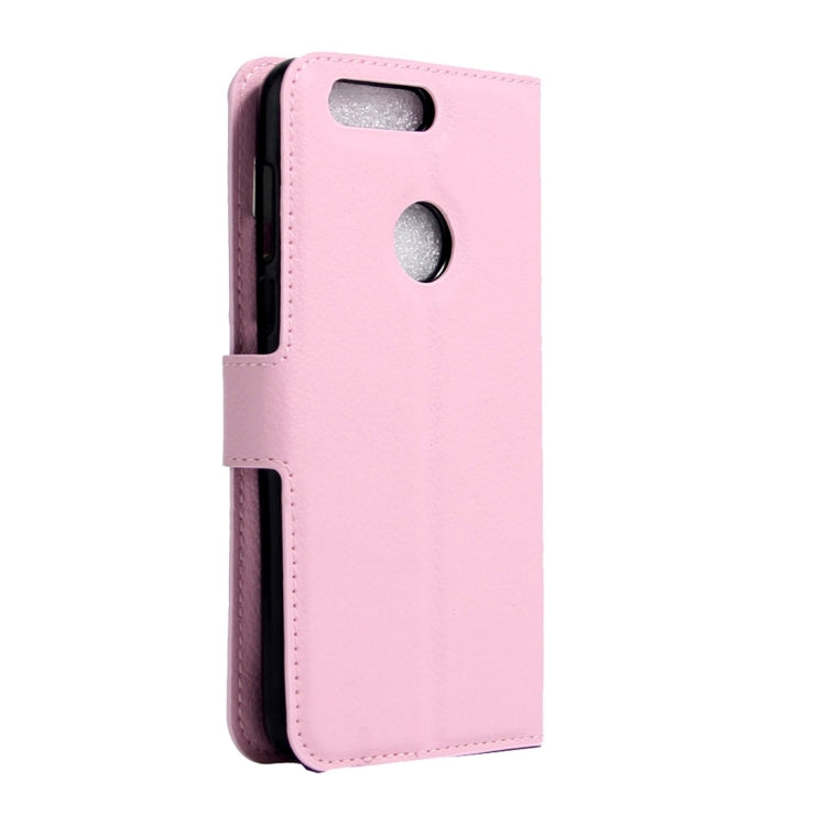 For Huawei Honor 8 Litchi Texture Horizontal Flip Leather Case with Magnetic Buckle & Holder & Card Slots & Wallet