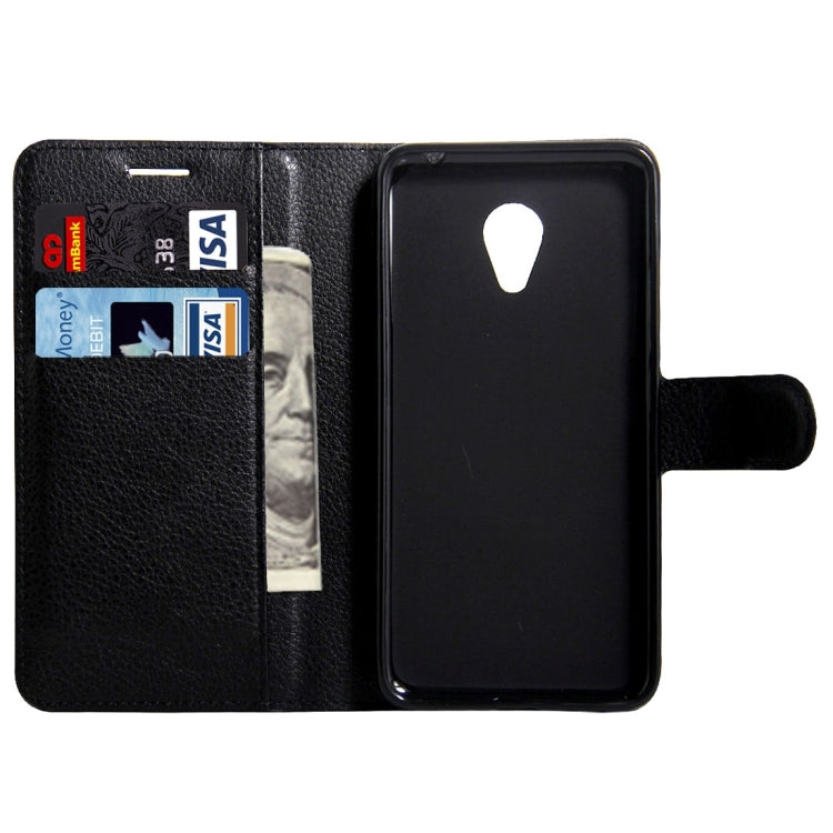 For Meizu M3 & M3S (MPH0054/MPH5883) Litchi Texture Horizontal Flip Leather Case with Magnetic Buckle & Holder & Card Slots & Wallet