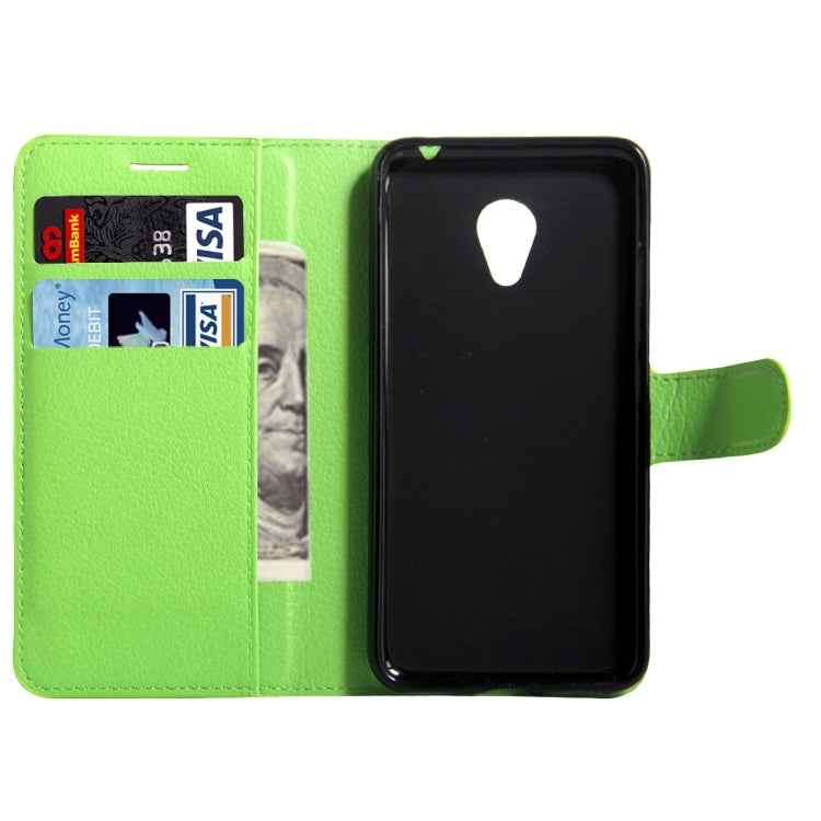 For Meizu M3 & M3S (MPH0054/MPH5883) Litchi Texture Horizontal Flip Leather Case with Magnetic Buckle & Holder & Card Slots & Wallet