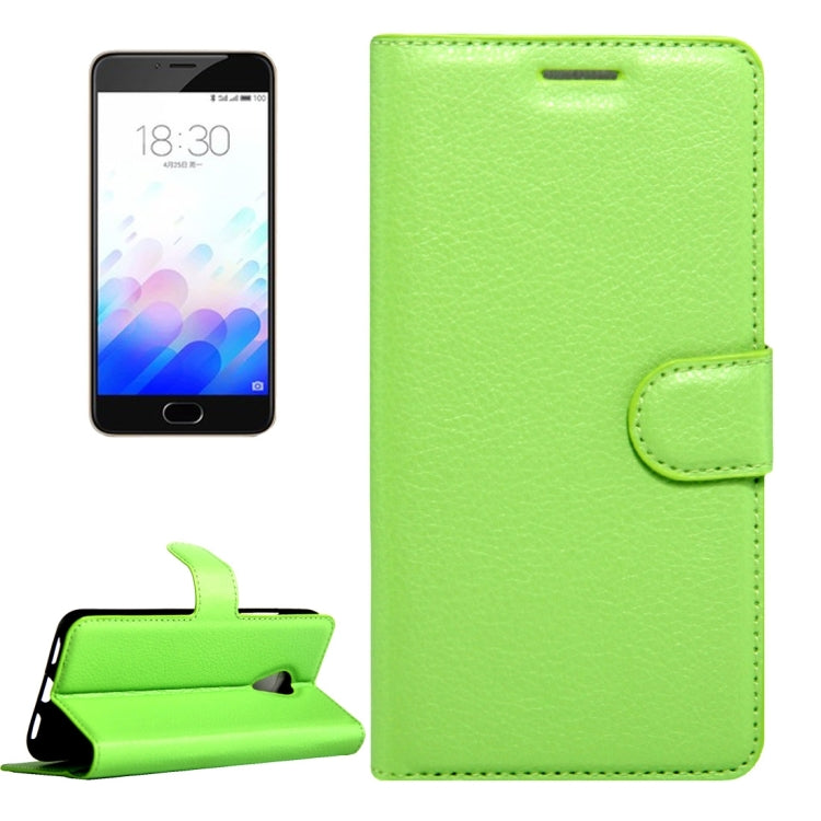 For Meizu M3 & M3S (MPH0054/MPH5883) Litchi Texture Horizontal Flip Leather Case with Magnetic Buckle & Holder & Card Slots & Wallet