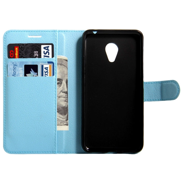 For Meizu M3 & M3S (MPH0054/MPH5883) Litchi Texture Horizontal Flip Leather Case with Magnetic Buckle & Holder & Card Slots & Wallet