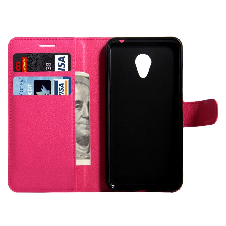 For Meizu M3 & M3S (MPH0054/MPH5883) Litchi Texture Horizontal Flip Leather Case with Magnetic Buckle & Holder & Card Slots & Wallet