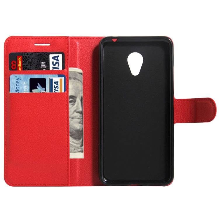 For Meizu M3 & M3S (MPH0054/MPH5883) Litchi Texture Horizontal Flip Leather Case with Magnetic Buckle & Holder & Card Slots & Wallet