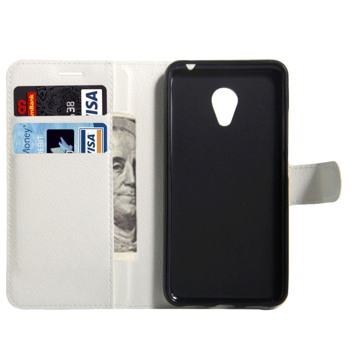 For Meizu M3 & M3S (MPH0054/MPH5883) Litchi Texture Horizontal Flip Leather Case with Magnetic Buckle & Holder & Card Slots & Wallet
