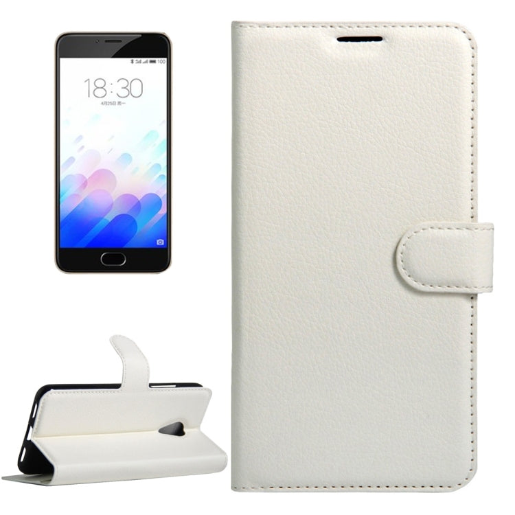 For Meizu M3 & M3S (MPH0054/MPH5883) Litchi Texture Horizontal Flip Leather Case with Magnetic Buckle & Holder & Card Slots & Wallet