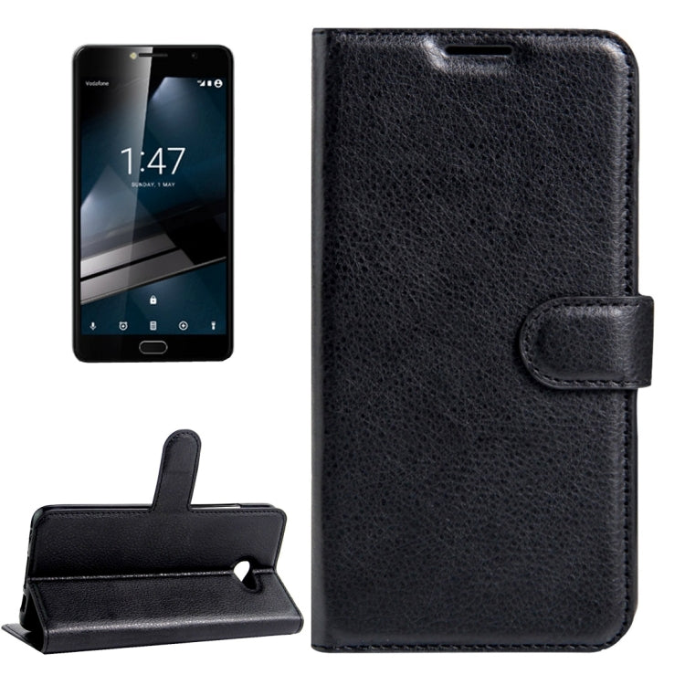 For Vodafone Smart Ultra 7 Litchi Texture Horizontal Flip Leather Case with Magnetic Buckle & Holder & Card Slots & Wallet
