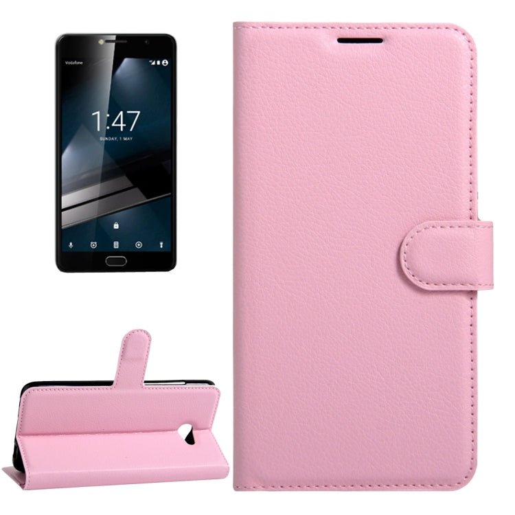 For Vodafone Smart Ultra 7 Litchi Texture Horizontal Flip Leather Case with Magnetic Buckle & Holder & Card Slots & Wallet