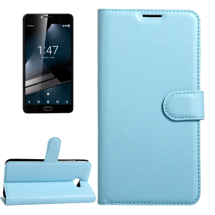 For Vodafone Smart Ultra 7 Litchi Texture Horizontal Flip Leather Case with Magnetic Buckle & Holder & Card Slots & Wallet