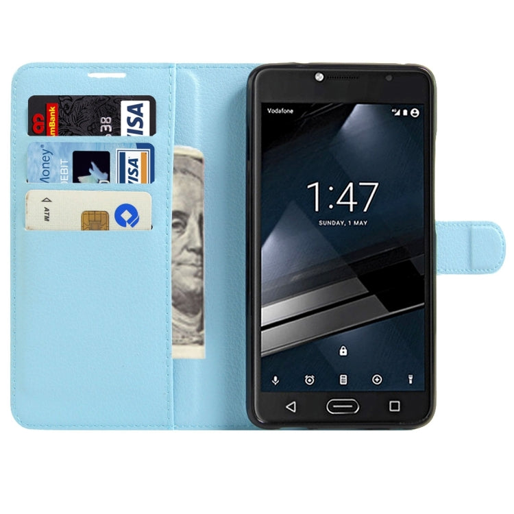 For Vodafone Smart Ultra 7 Litchi Texture Horizontal Flip Leather Case with Magnetic Buckle & Holder & Card Slots & Wallet