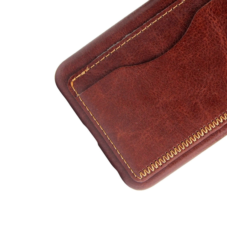 For Huawei Honor 8 Crazy Horse Texture Leather Case Back Cover Shell with Holder & Card Slots & Wallet