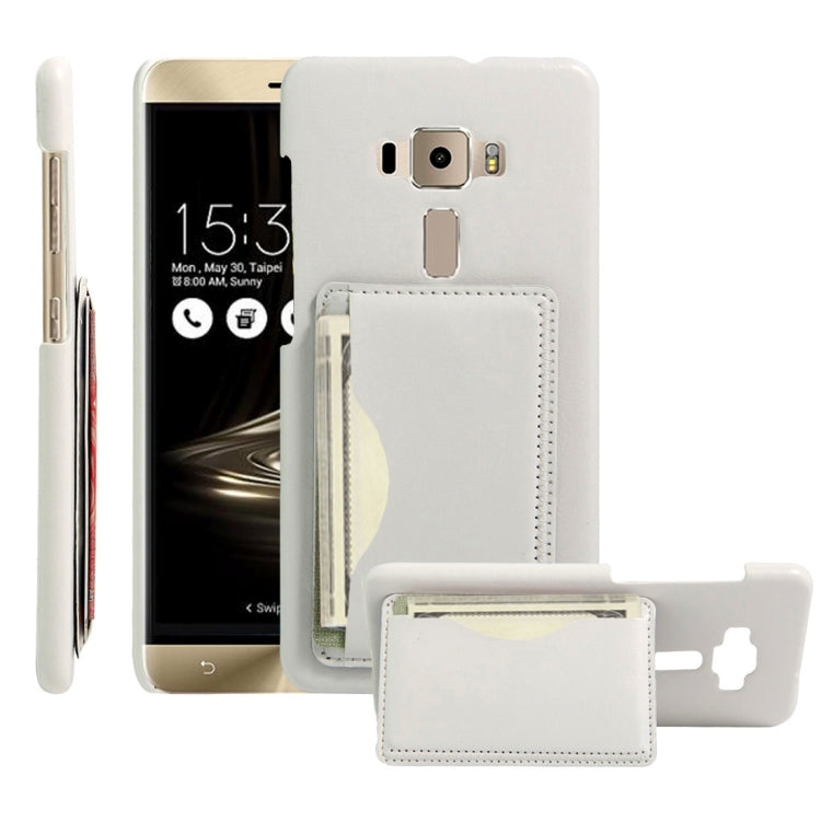 For ASUS ZenFone 3 / ZE552KL Crazy Horse Texture Leather Case Back Cover Shell with Holder & Card Slots & Wallet