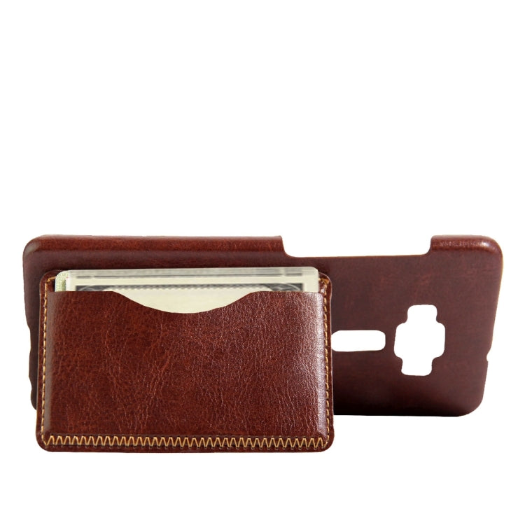 For ASUS ZenFone 3 / ZE552KL Crazy Horse Texture Leather Case Back Cover Shell with Holder & Card Slots & Wallet