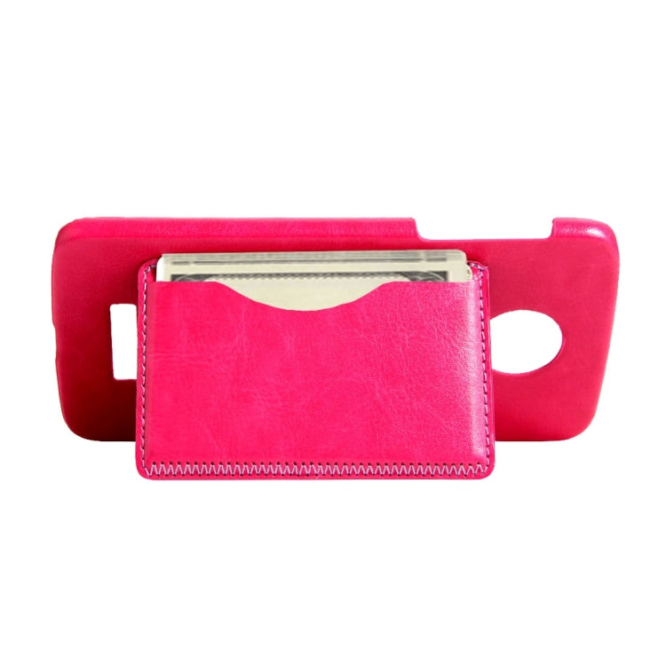 For Motorola Moto Z Crazy Horse Texture Leather Case Back Cover Shell with Holder & Card Slots & Wallet