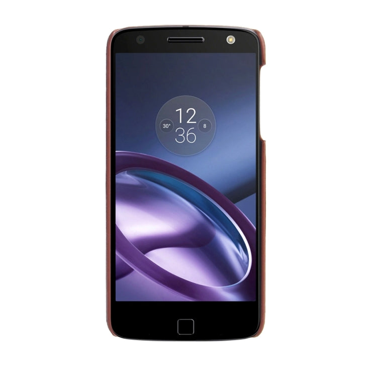 For Motorola Moto Z Crazy Horse Texture Leather Case Back Cover Shell with Holder & Card Slots & Wallet