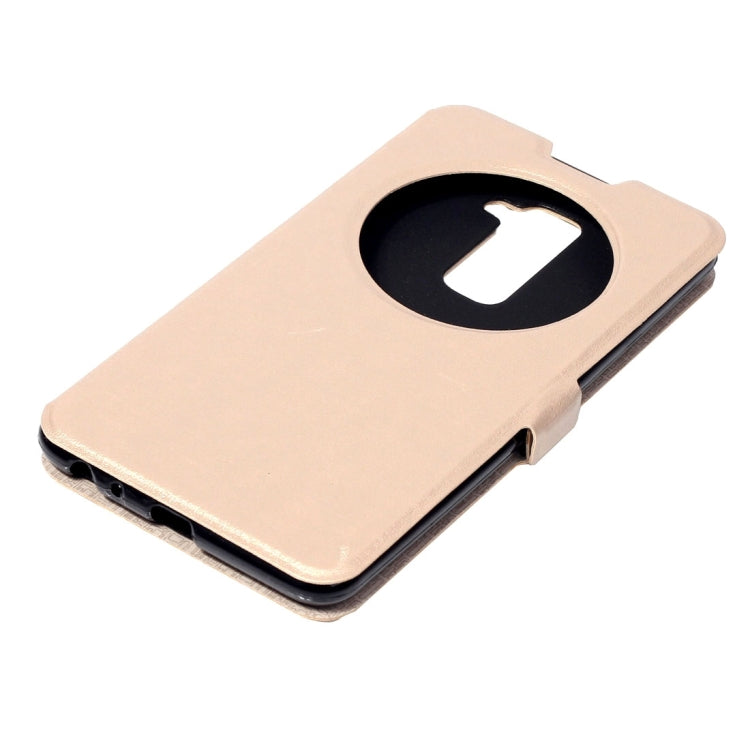 For LG Stylus 2 Horizontal Flip Leather Case with Call Display ID & Holder