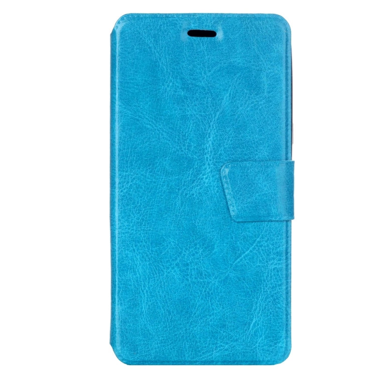 For Motorola Moto G4 Plus Crazy Horse Texture Horizontal Flip Leather Case with Holder & Card Slots