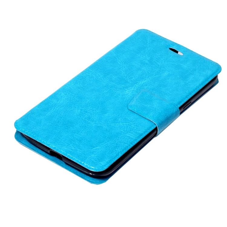 For Motorola Moto G4 Plus Crazy Horse Texture Horizontal Flip Leather Case with Holder & Card Slots