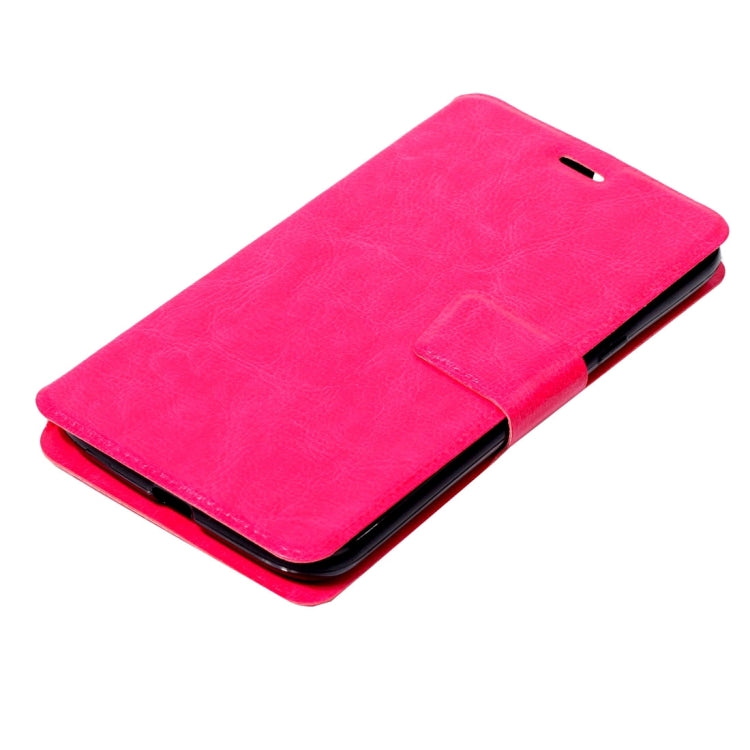 For Motorola Moto G4 Plus Crazy Horse Texture Horizontal Flip Leather Case with Holder & Card Slots