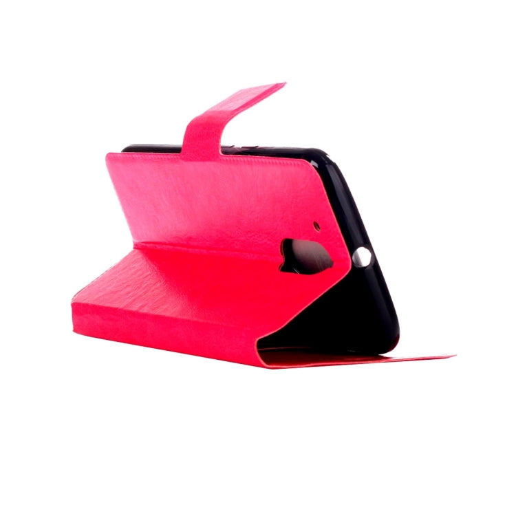 For Motorola Moto G4 Plus Crazy Horse Texture Horizontal Flip Leather Case with Holder & Card Slots