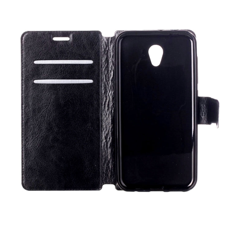 For Vodafone Smart Prime 7 Crazy Horse Texture Horizontal Flip Leather Case with Holder & Crad Slots