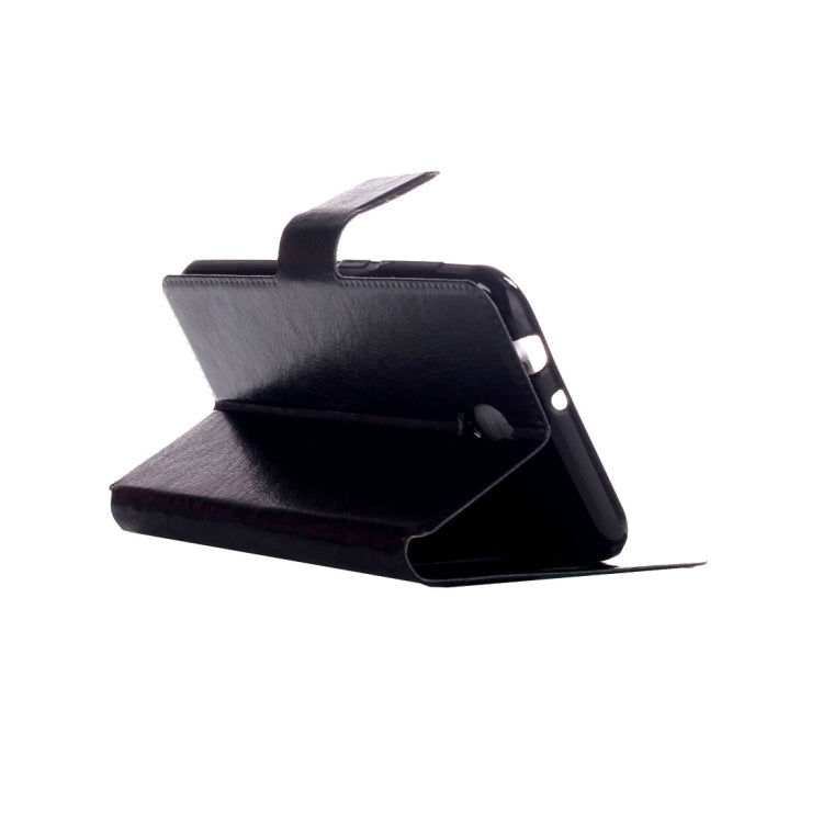 For Vodafone Smart Prime 7 Crazy Horse Texture Horizontal Flip Leather Case with Holder & Crad Slots