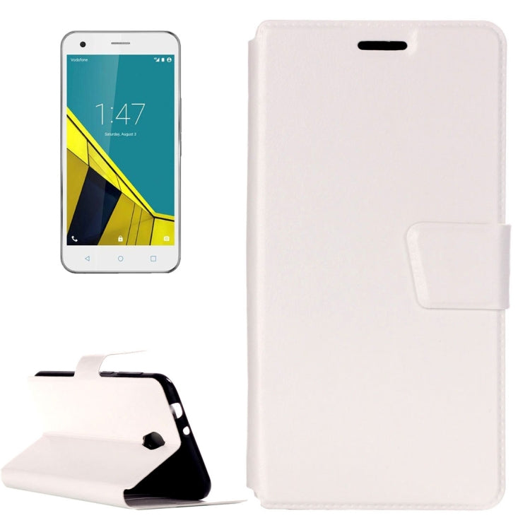 For Vodafone Smart Prime 7 Crazy Horse Texture Horizontal Flip Leather Case with Holder & Crad Slots