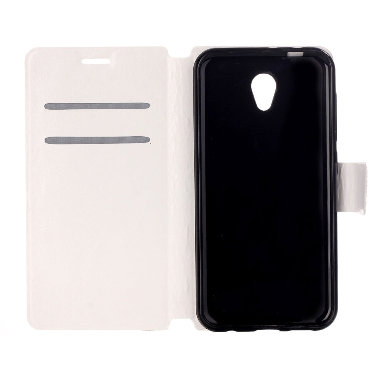 For Vodafone Smart Prime 7 Crazy Horse Texture Horizontal Flip Leather Case with Holder & Crad Slots