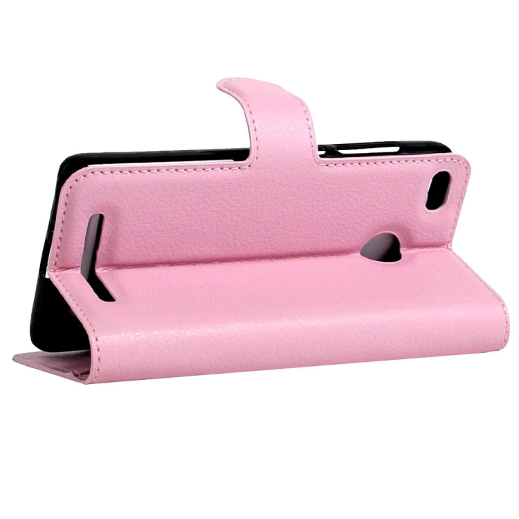 For Xiaomi Redmi 3 Pro Litchi Texture Horizontal Flip Leather Case with Magnetic Buckle & Holder & Card Slots & Wallet