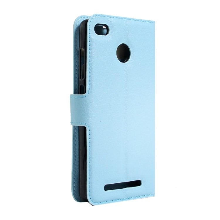 For Xiaomi Redmi 3 Pro Litchi Texture Horizontal Flip Leather Case with Magnetic Buckle & Holder & Card Slots & Wallet