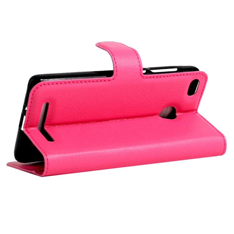 For Xiaomi Redmi 3 Pro Litchi Texture Horizontal Flip Leather Case with Magnetic Buckle & Holder & Card Slots & Wallet