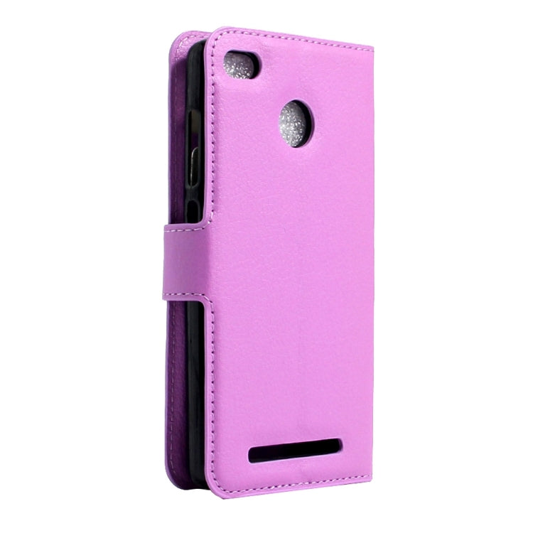 For Xiaomi Redmi 3 Pro Litchi Texture Horizontal Flip Leather Case with Magnetic Buckle & Holder & Card Slots & Wallet
