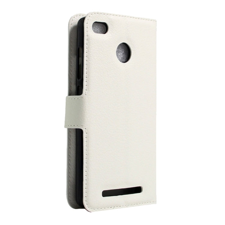 For Xiaomi Redmi 3 Pro Litchi Texture Horizontal Flip Leather Case with Magnetic Buckle & Holder & Card Slots & Wallet