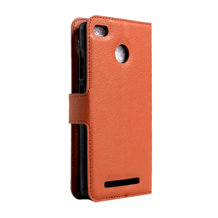 For Xiaomi Redmi 3 Pro Litchi Texture Horizontal Flip Leather Case with Magnetic Buckle & Holder & Card Slots & Wallet
