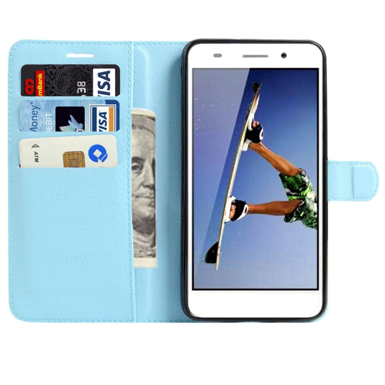 For Huawei Honor 5A & Y6 II Litchi Texture Horizontal Flip Leather Case with Magnetic Buckle & Holder & Card Slots & Wallet