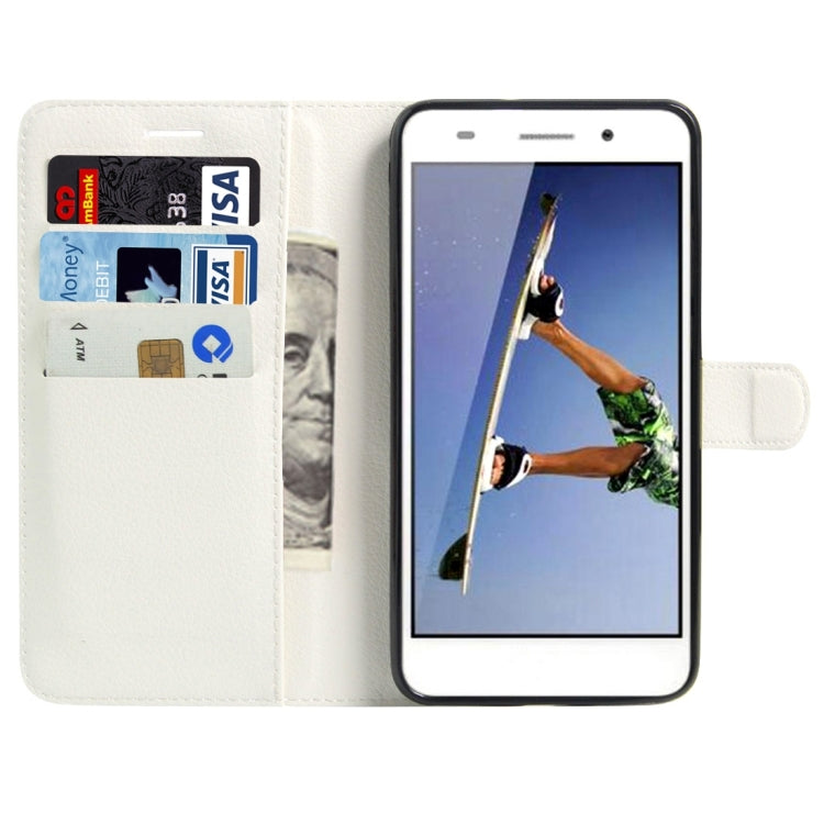 For Huawei Honor 5A & Y6 II Litchi Texture Horizontal Flip Leather Case with Magnetic Buckle & Holder & Card Slots & Wallet