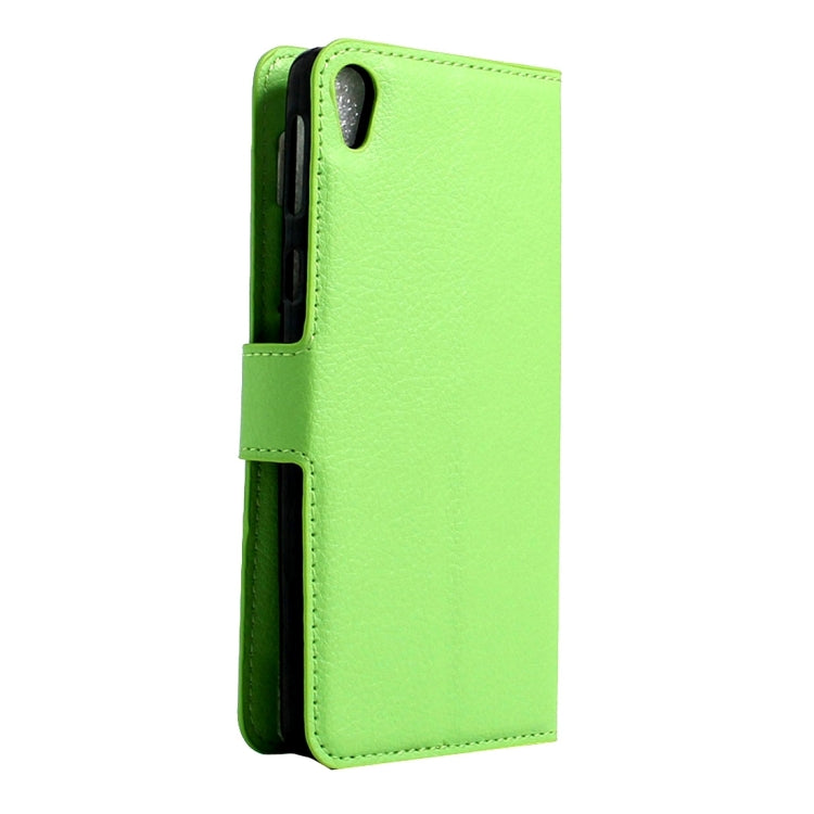 For Sony Xperia E5 Litchi Texture Horizontal Flip Leather Case with Magnetic Buckle & Holder & Card Slots & Wallet