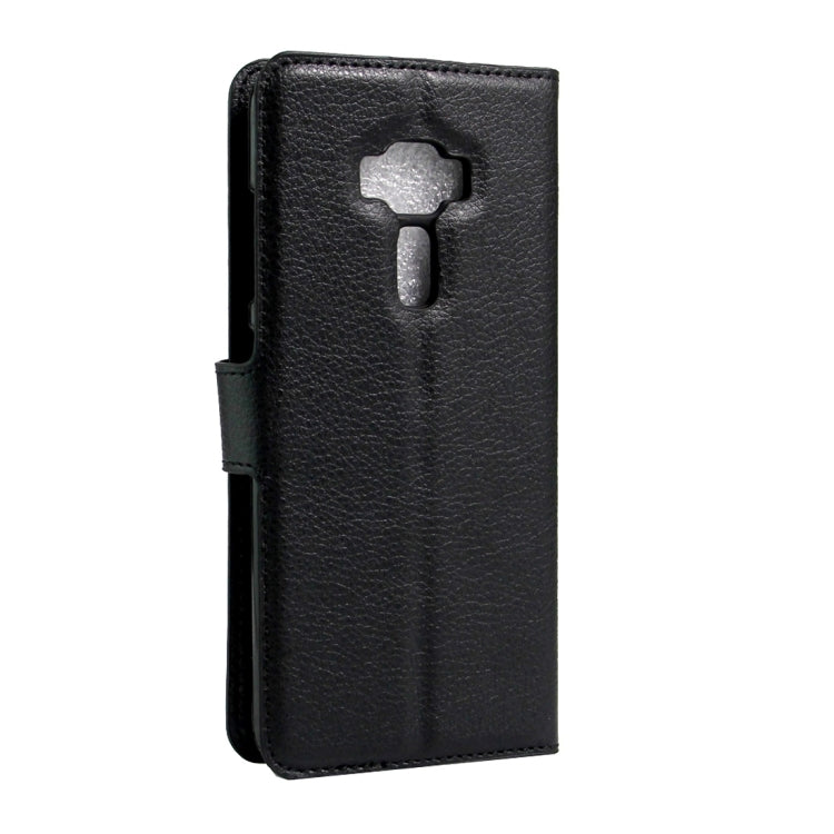 For ASUS ZenFone 3 / ZE552KL Litchi Texture Horizontal Flip Leather Case with Magnetic Buckle & Holder & Card Slots & Wallet