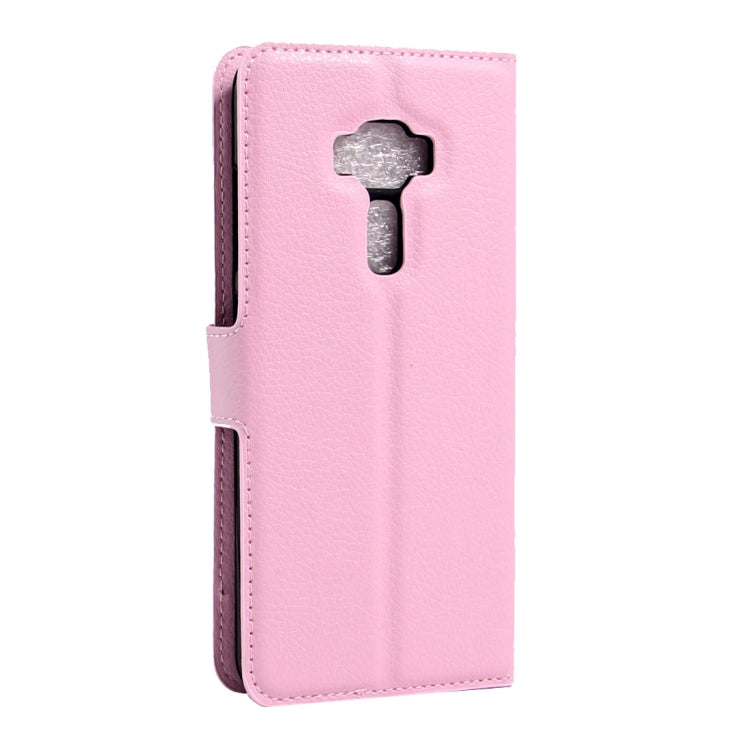 For ASUS ZenFone 3 / ZE552KL Litchi Texture Horizontal Flip Leather Case with Magnetic Buckle & Holder & Card Slots & Wallet