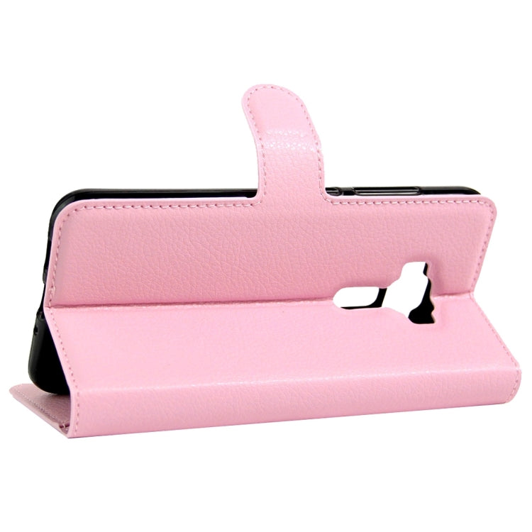 For ASUS ZenFone 3 / ZE552KL Litchi Texture Horizontal Flip Leather Case with Magnetic Buckle & Holder & Card Slots & Wallet