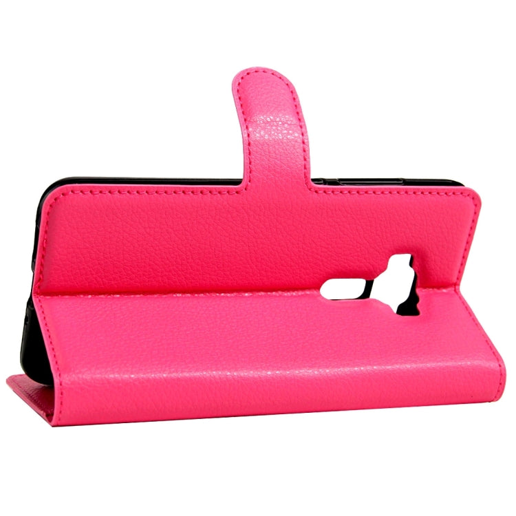 For ASUS ZenFone 3 / ZE552KL Litchi Texture Horizontal Flip Leather Case with Magnetic Buckle & Holder & Card Slots & Wallet