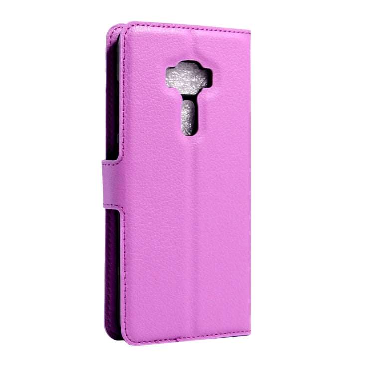 For ASUS ZenFone 3 / ZE552KL Litchi Texture Horizontal Flip Leather Case with Magnetic Buckle & Holder & Card Slots & Wallet