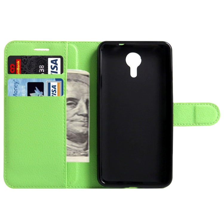 For Wileyfox Swift Litchi Texture Horizontal Flip Leather Case with Magnetic Buckle & Holder & Card Slots & Wallet