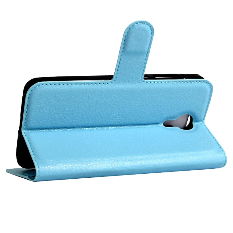 For Wileyfox Swift Litchi Texture Horizontal Flip Leather Case with Magnetic Buckle & Holder & Card Slots & Wallet