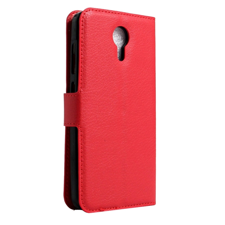 For Wileyfox Swift Litchi Texture Horizontal Flip Leather Case with Magnetic Buckle & Holder & Card Slots & Wallet