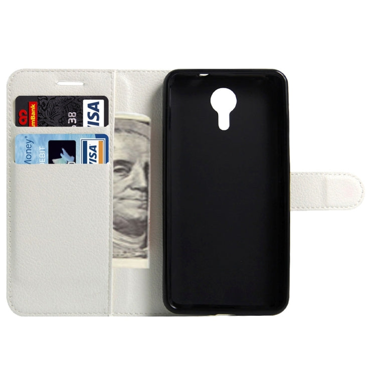 For Wileyfox Swift Litchi Texture Horizontal Flip Leather Case with Magnetic Buckle & Holder & Card Slots & Wallet