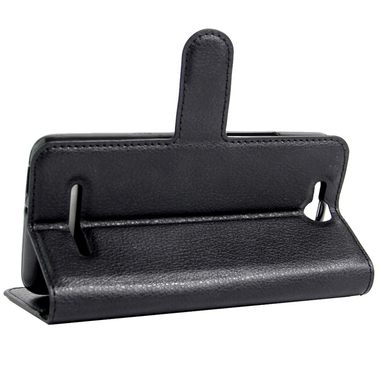 For BLU Energy X Litchi Texture Horizontal Flip Leather Case with Magnetic Buckle & Holder & Card Slots & Wallet