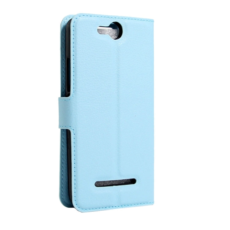 For BLU Energy X Litchi Texture Horizontal Flip Leather Case with Magnetic Buckle & Holder & Card Slots & Wallet