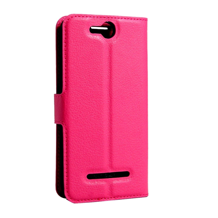 For BLU Energy X Litchi Texture Horizontal Flip Leather Case with Magnetic Buckle & Holder & Card Slots & Wallet